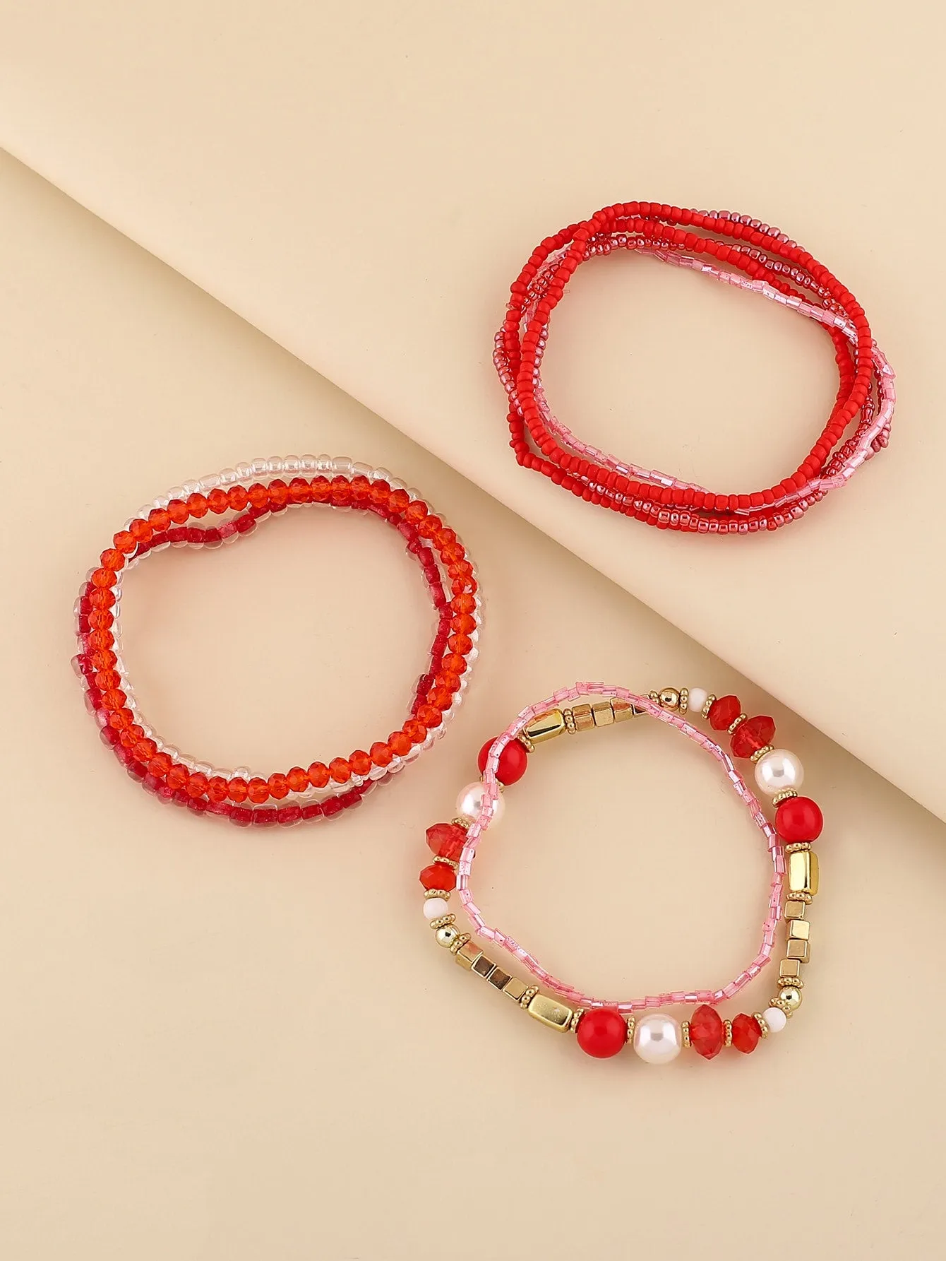 10pcs Beaded Bracelet