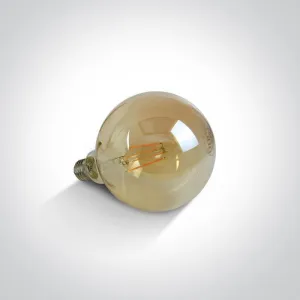 9G06RD/A/E RETRO LED 7W AMBER G125 E27 230V DIMMABLE