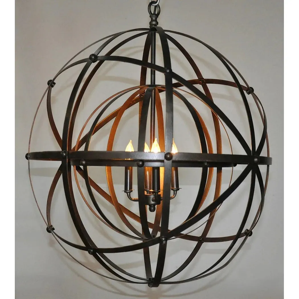 Alchemy Black Steel Chandelier