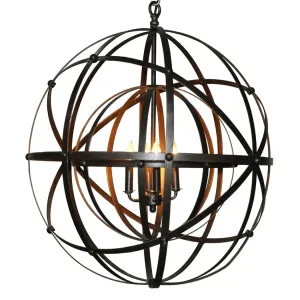 Alchemy Black Steel Chandelier