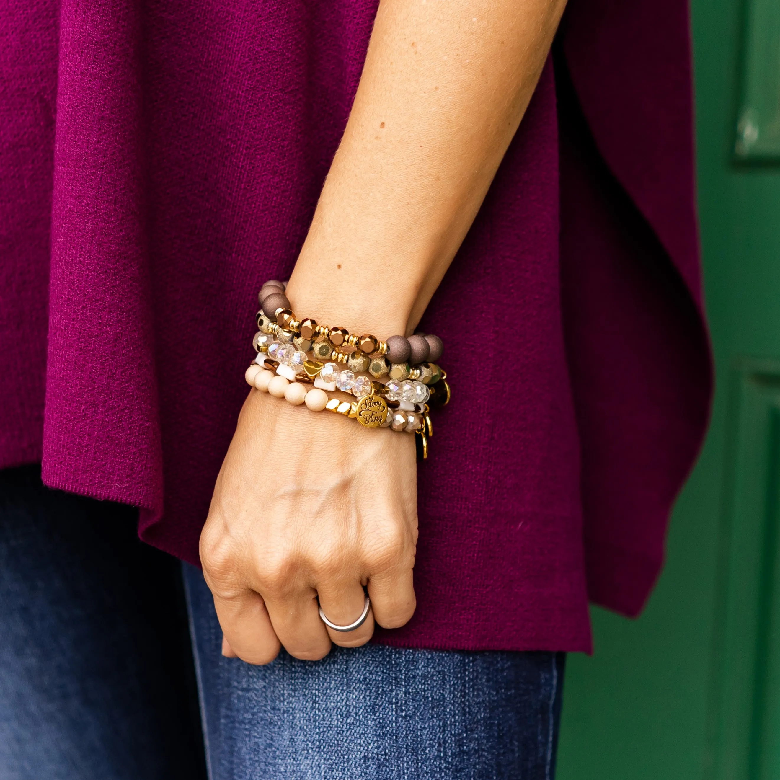 Always Essential Beaded Bracelet Stack