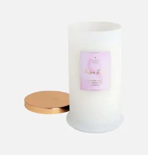 Amber Blush Tall Pillar Jar Candle