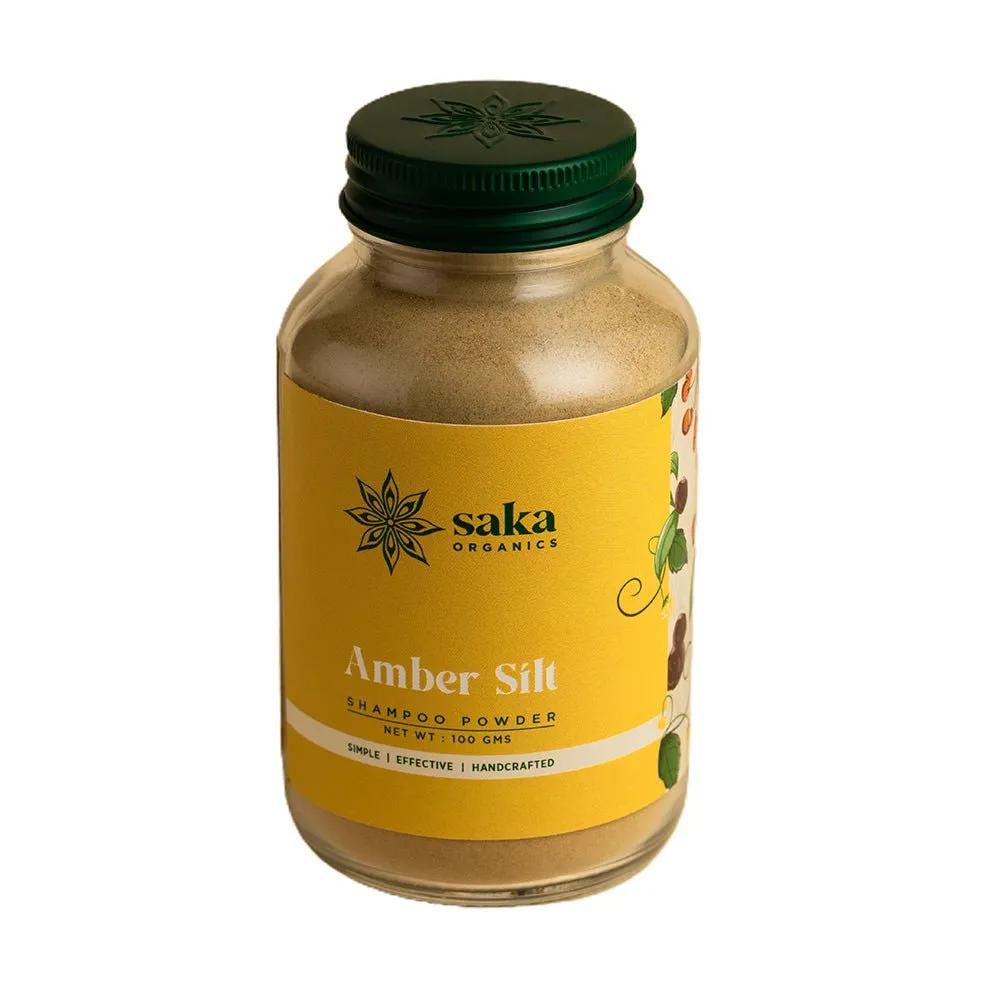 Amber Silt | Handmade Exfoliating Shampoo Powder (100gms)