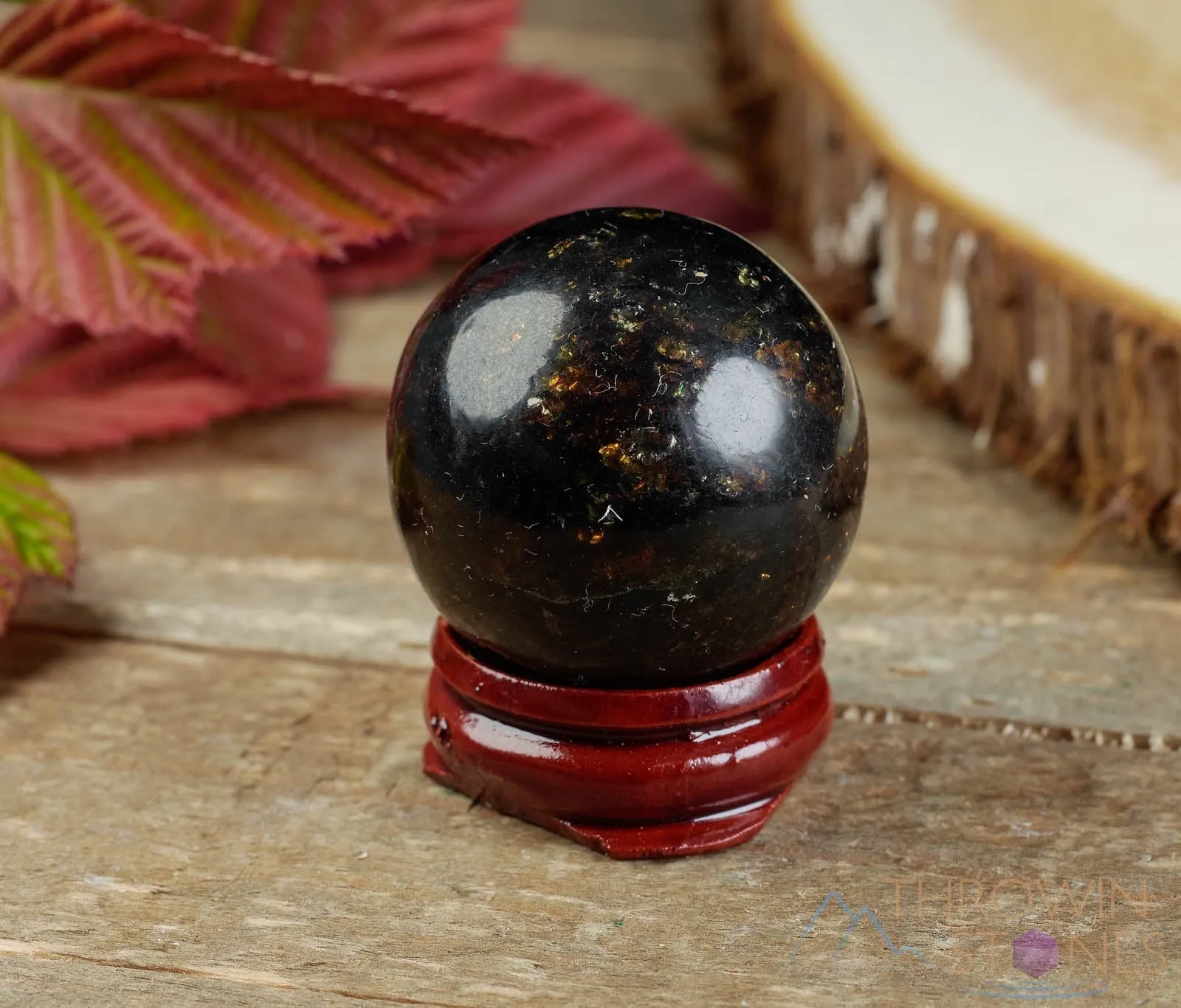 AMBER Sphere - Crystal Ball, Crystal Sphere, Housewarming Gift, Home Decor, E0356