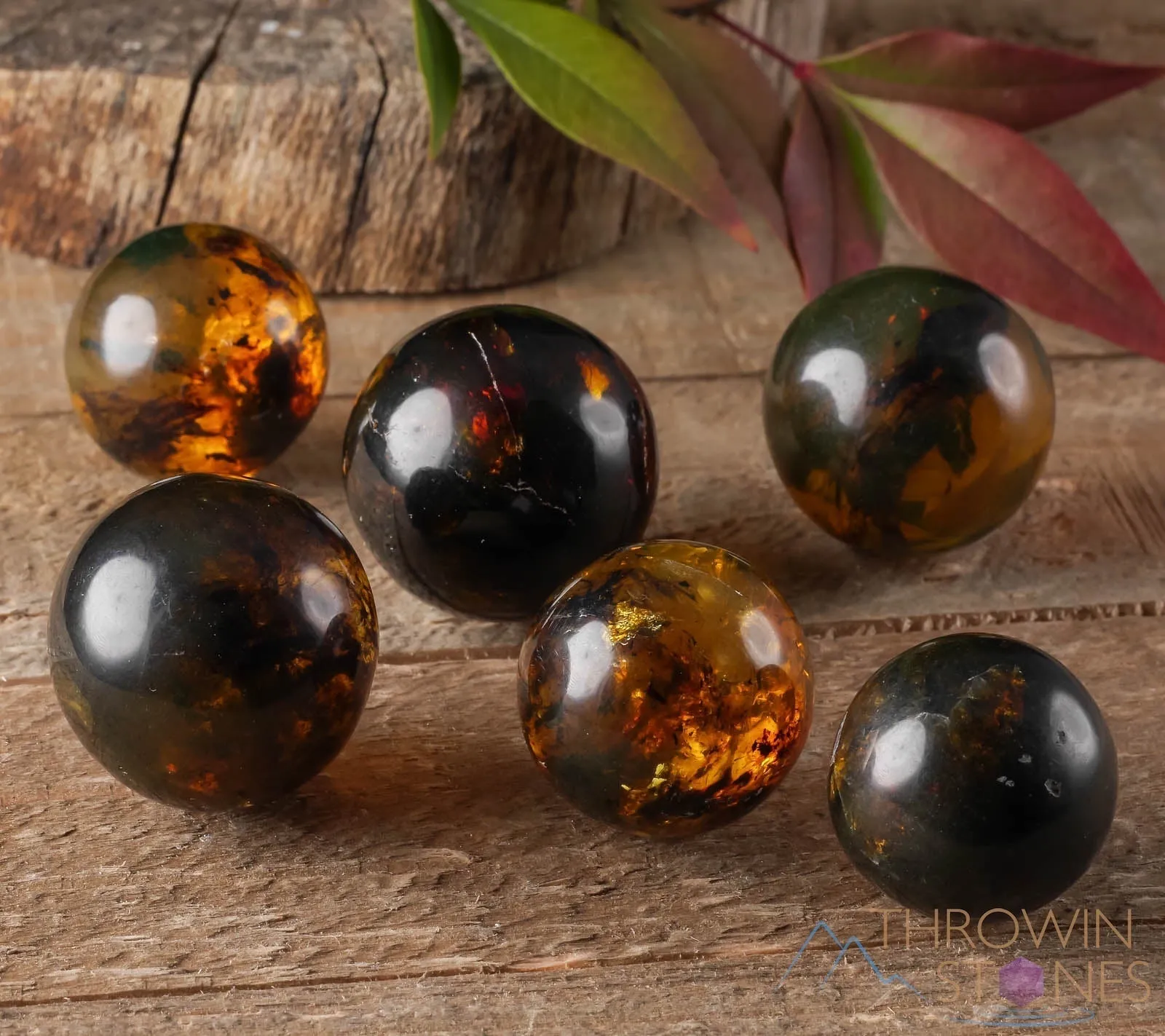 AMBER Sphere - Crystal Ball, Crystal Sphere, Housewarming Gift, Home Decor, E0356