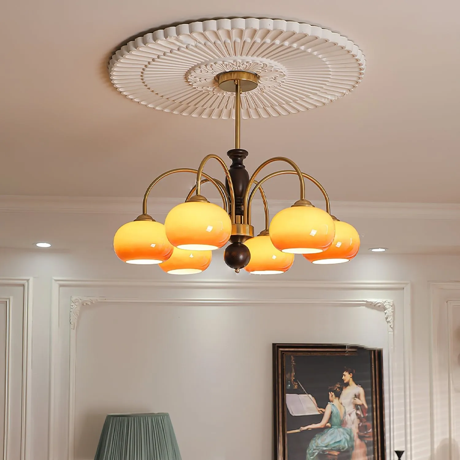 Amberly Arch Chandelier