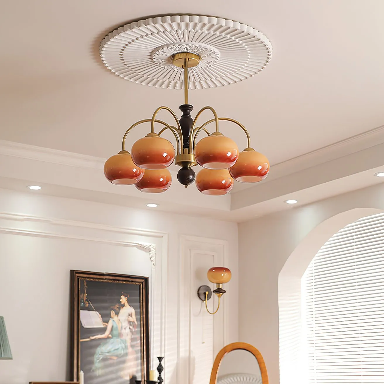 Amberly Arch Chandelier