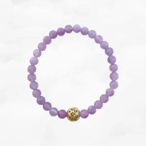 Beaded Amethyst Auspicious Clouds Bracelet