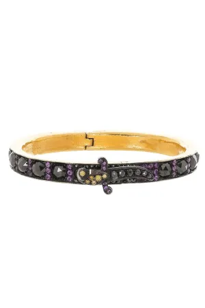 Black Diamond Amethyst Bangle