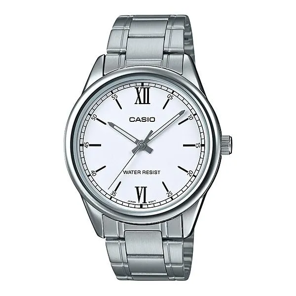 Casio Men's Analog Silver Stainless Steel Band Watch MTPV005D-7B2 MTP-V005D-7B2