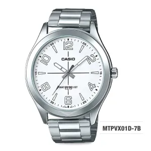 Casio Men's Standard Analog Stainless Steel Watch MTPVX01D-7B