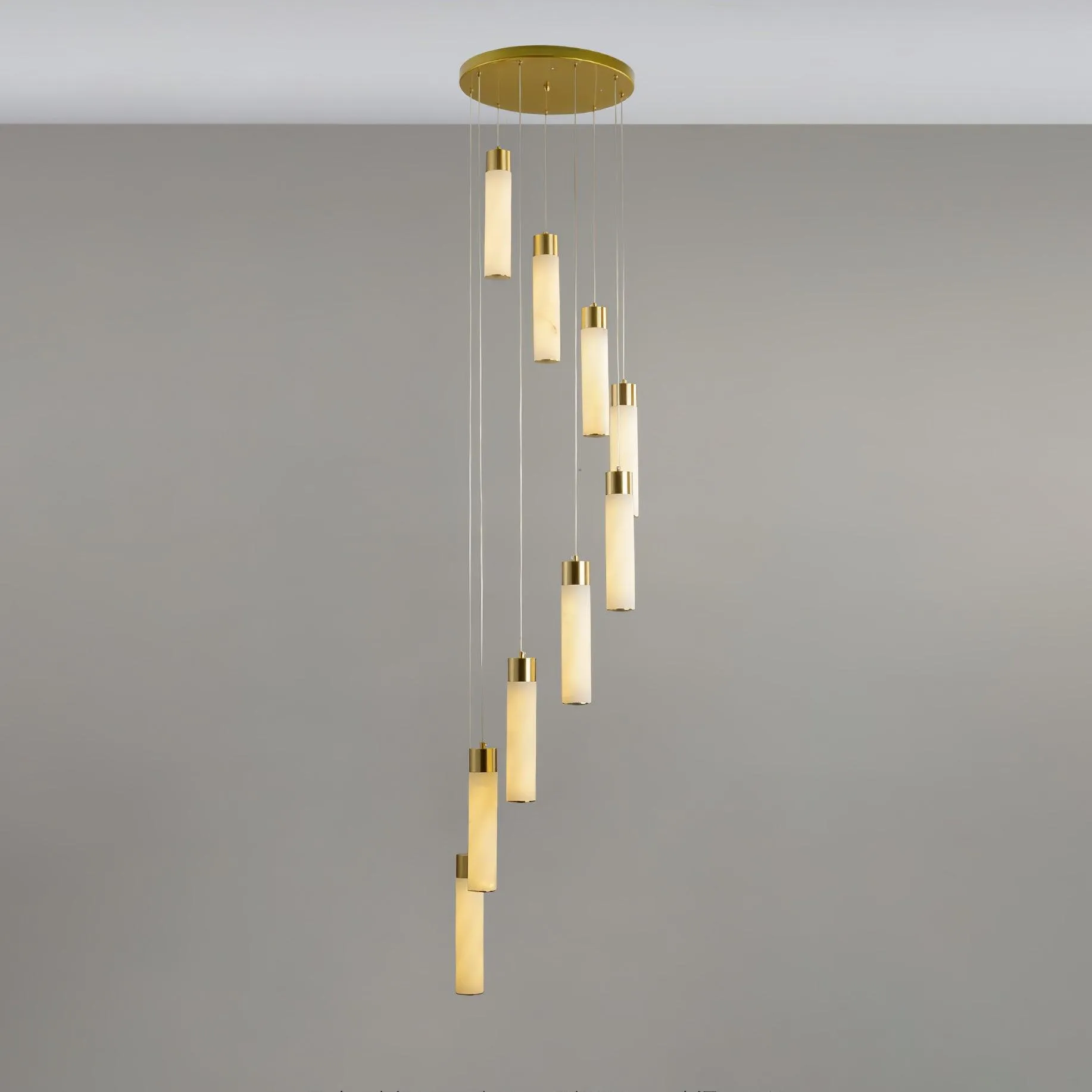 Celestial Alabaster Cascade Chandelier