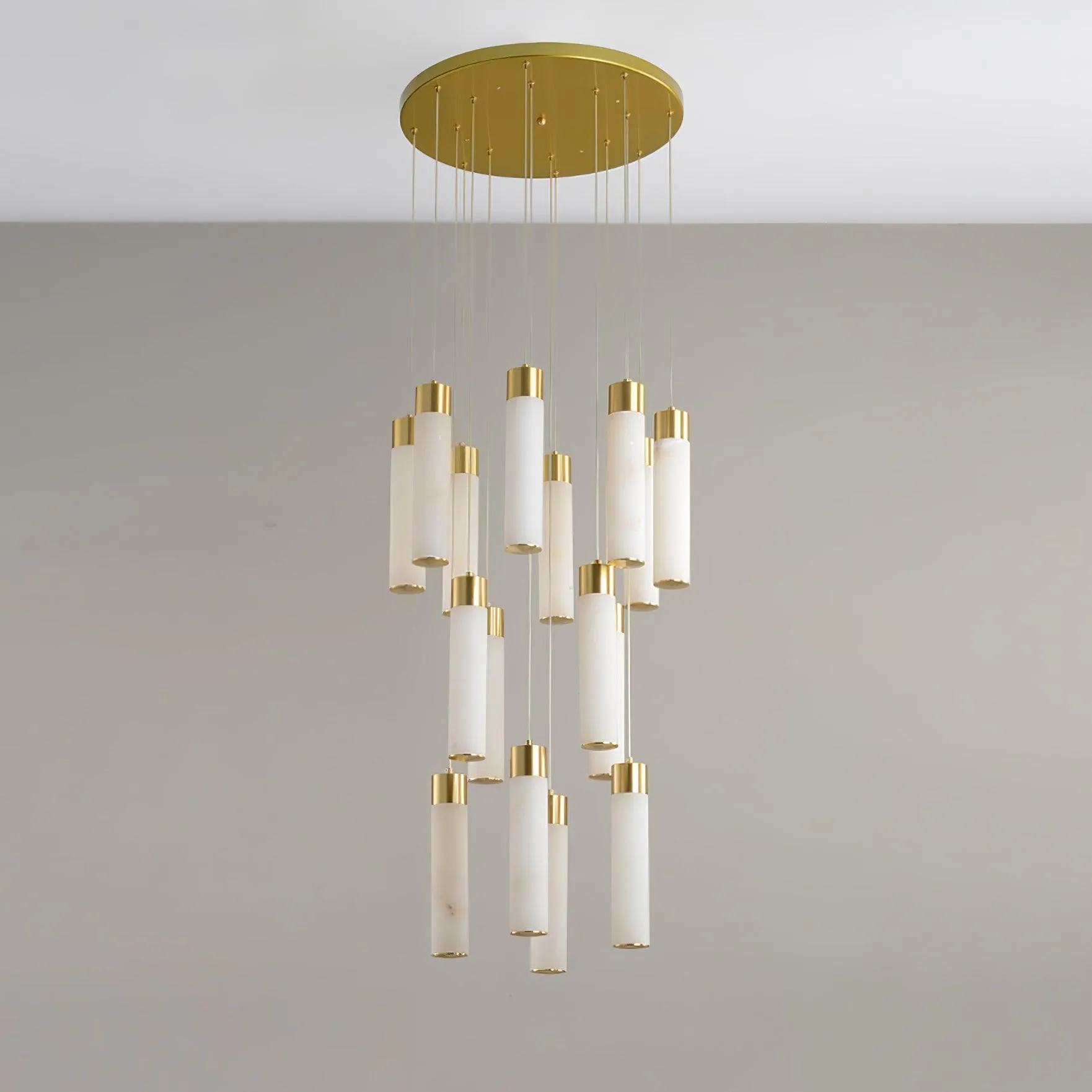 Celestial Alabaster Cascade Chandelier