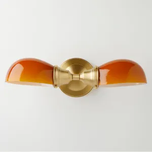 Edison (Amber) | 2 Shade Sconce