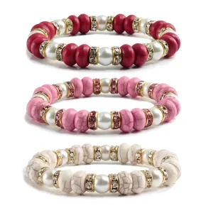 Elasticity Colorful Stone Bracelet