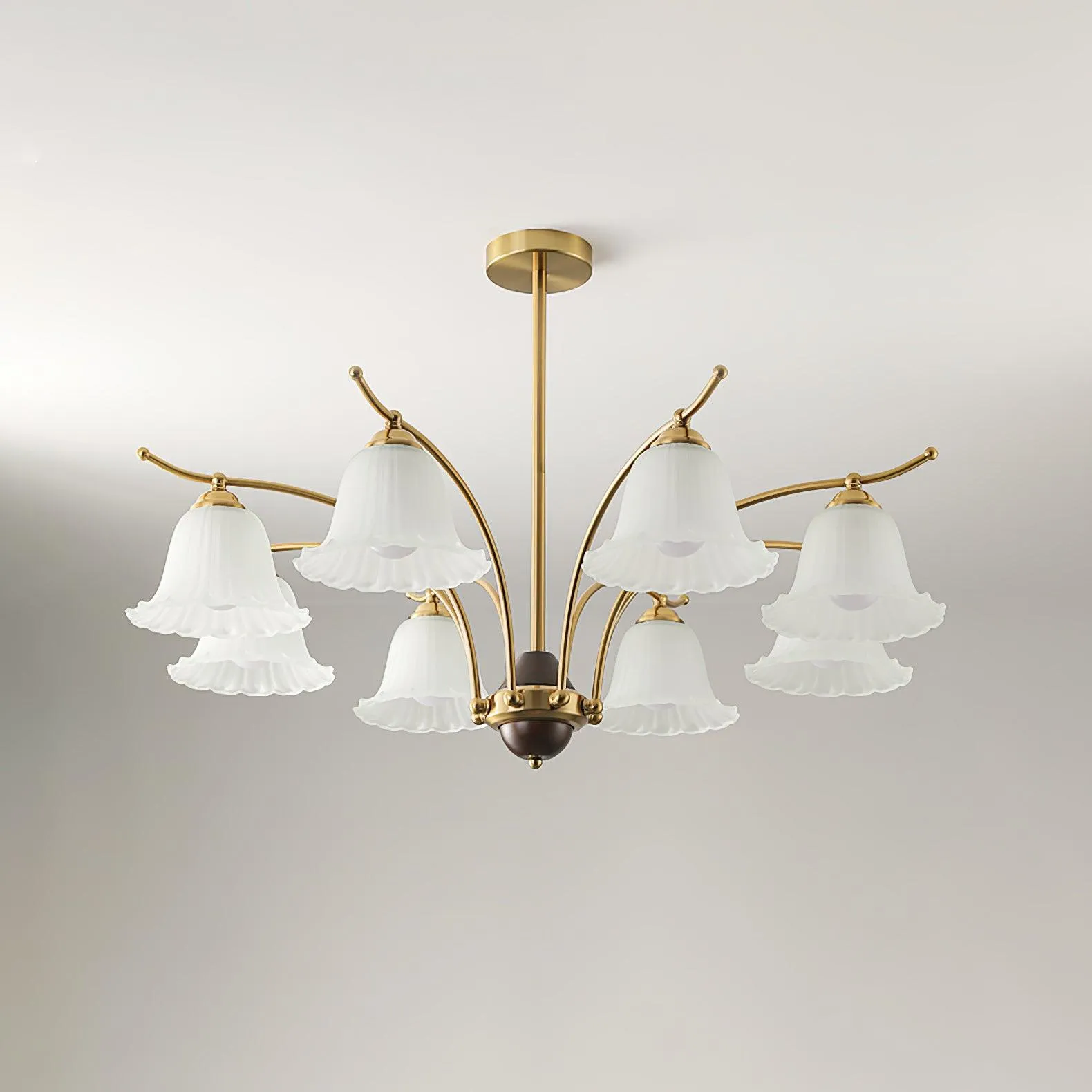 Flora Brass Chandelier