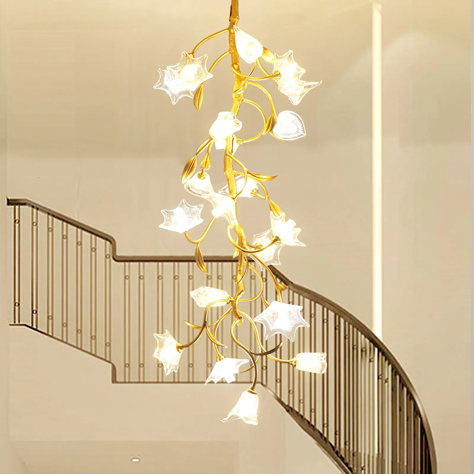 Flower Craftsman Chandelier