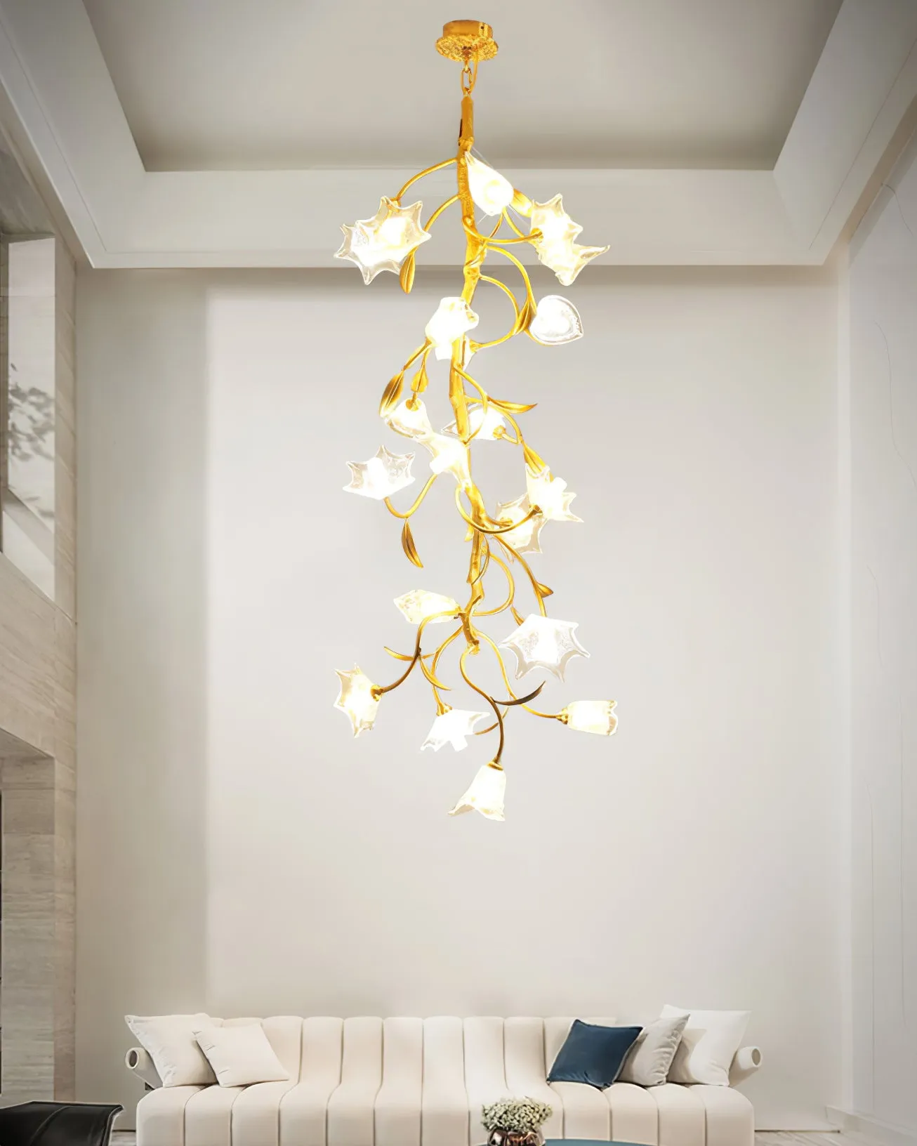 Flower Craftsman Chandelier