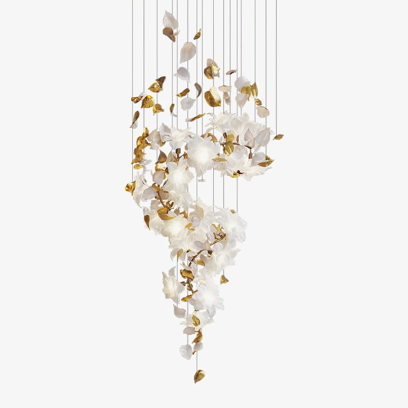 Flying Flowers Fluttering Chandelier