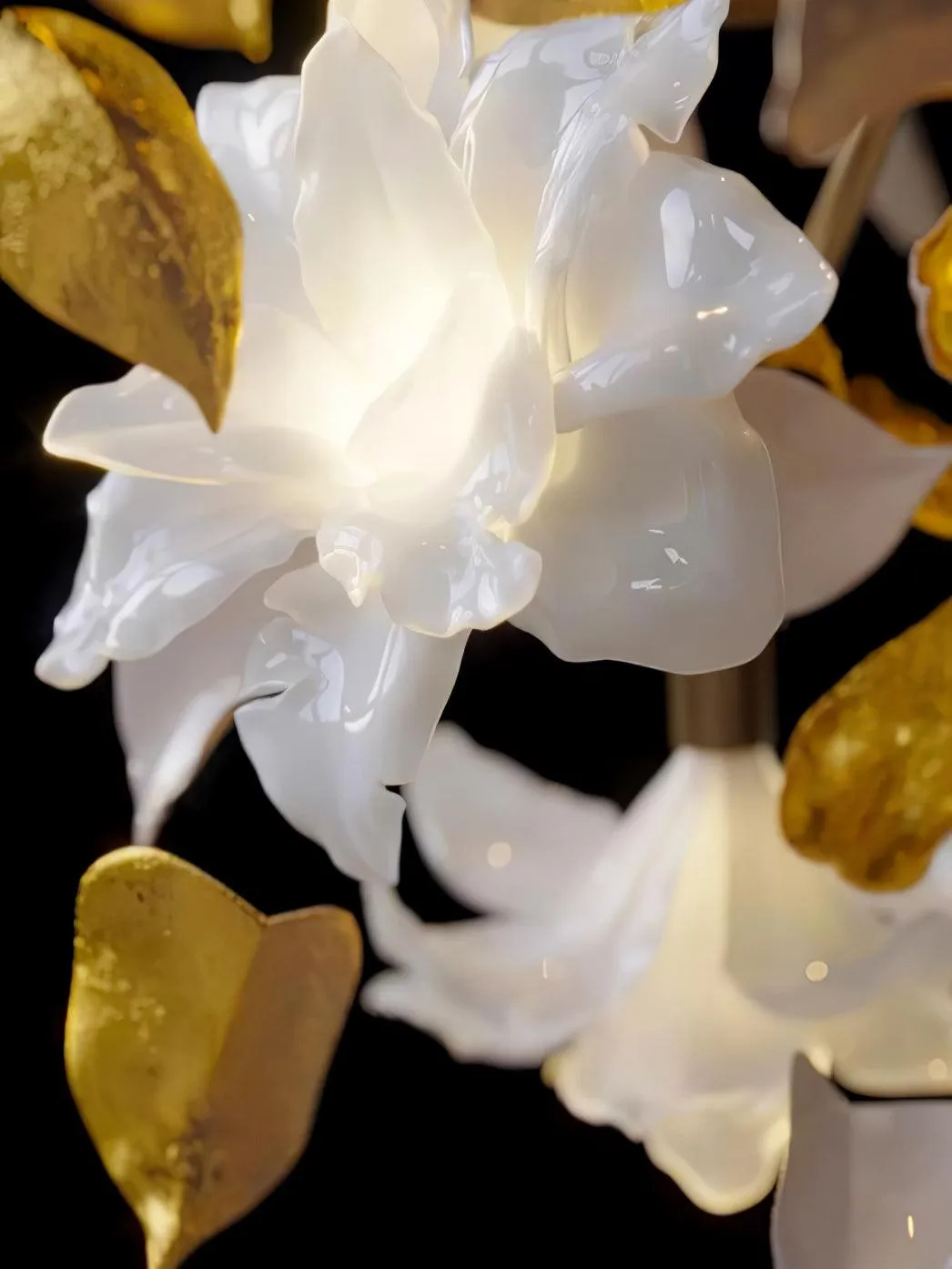 Flying Flowers Fluttering Chandelier