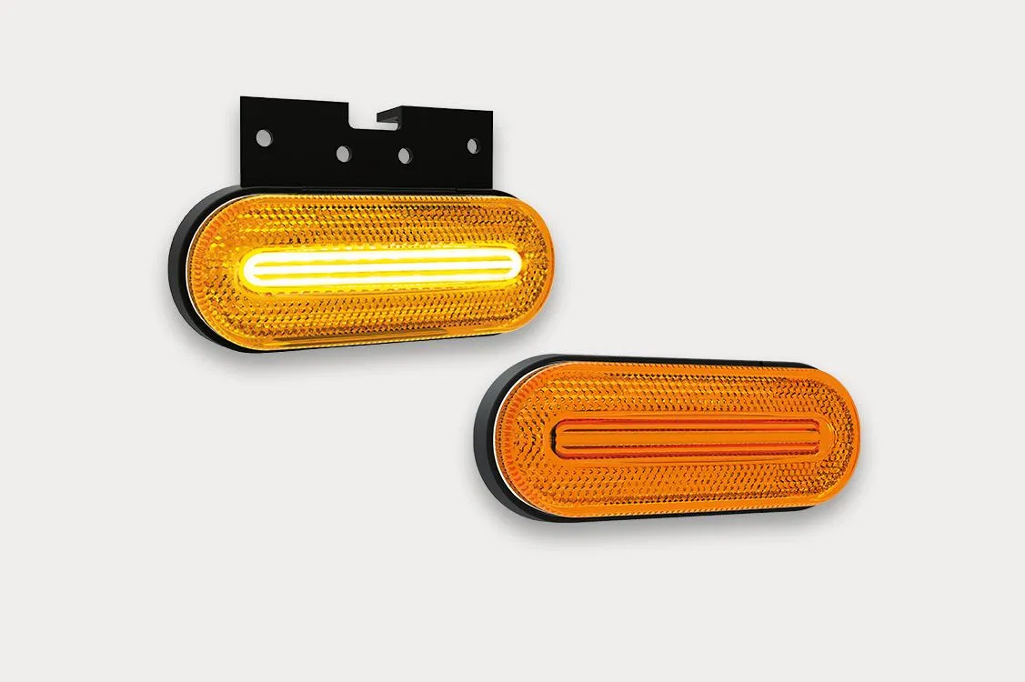 Fristom Amber Side Marker Light with LED Stripe