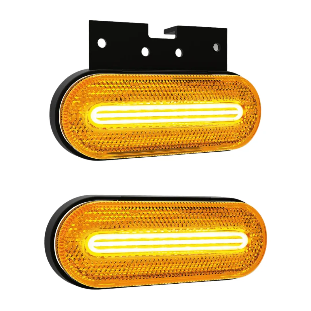 Fristom Amber Side Marker Light with LED Stripe