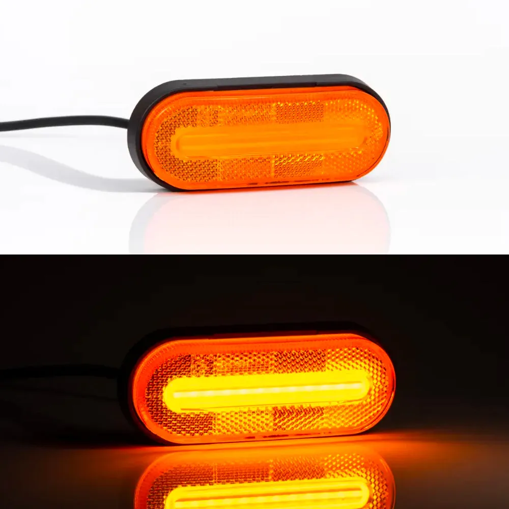 Fristom Amber Side Marker Light with LED Stripe