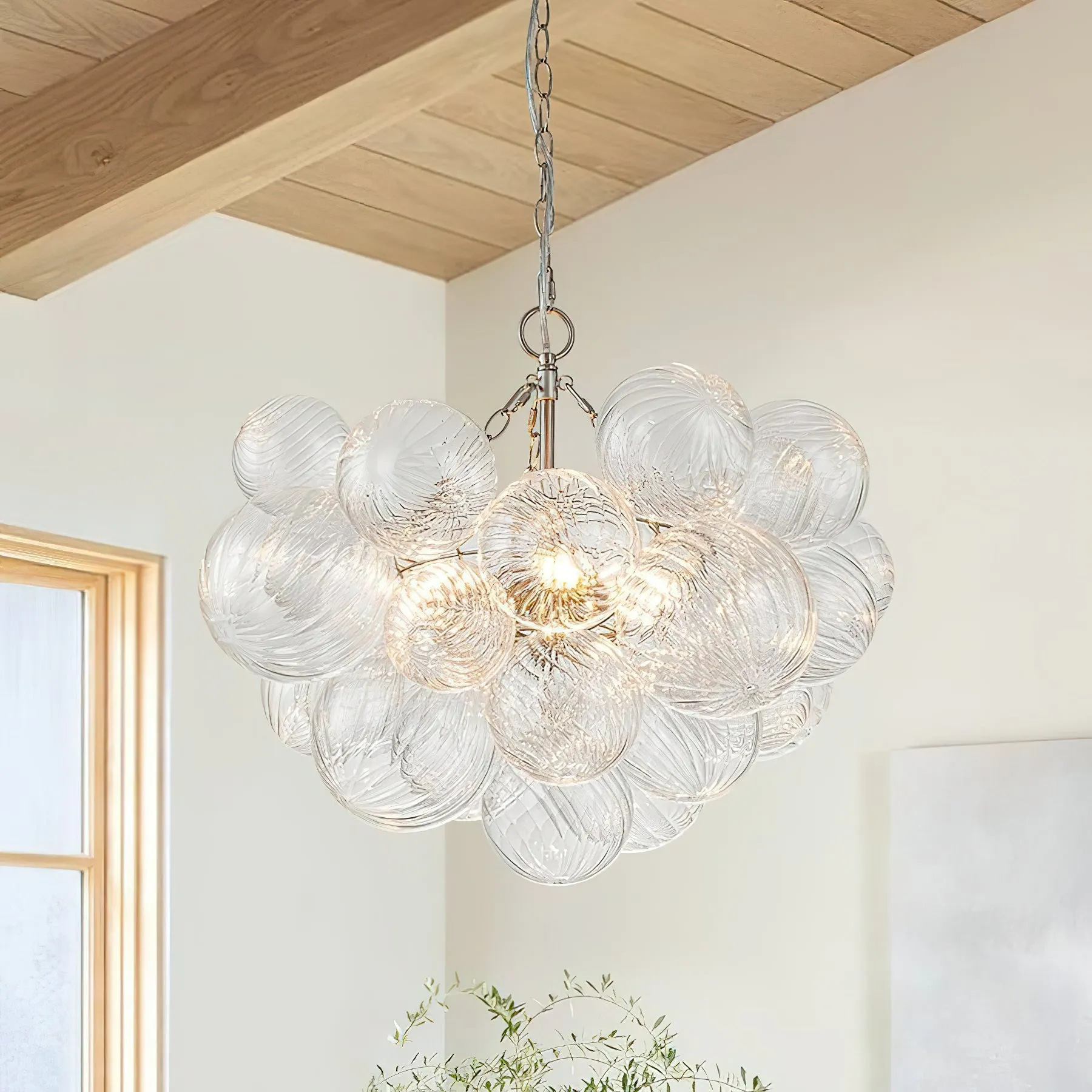 Glass Ball Bubbles Chandelier