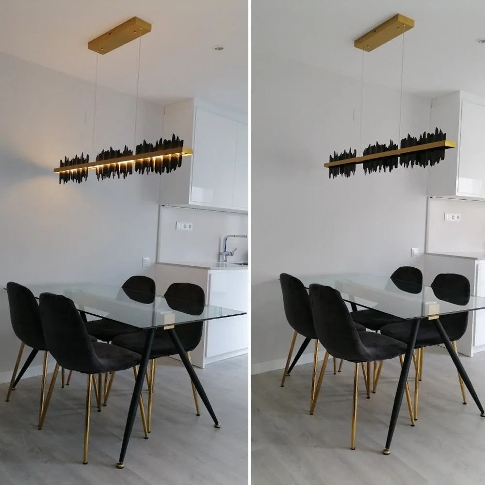 Iceberg Design Modern LED Chandelier Lighting for a Dining Room