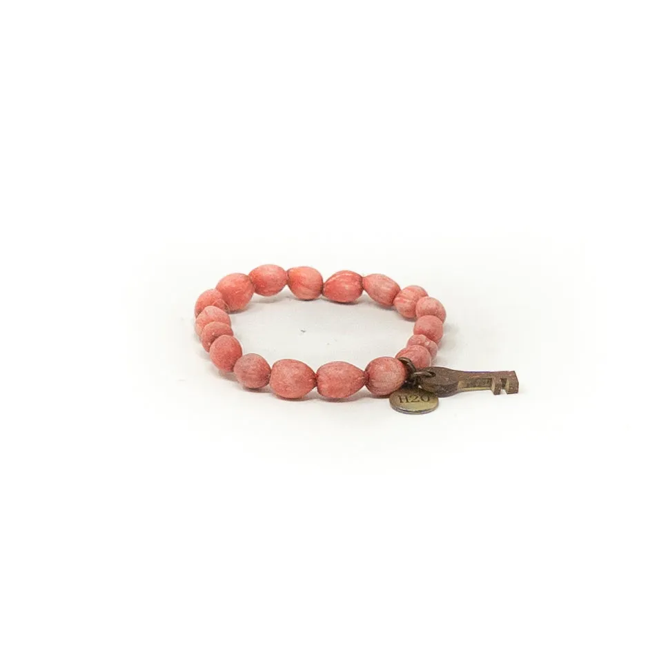 Key Charm Beaded Bracelet