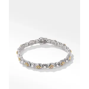 Konstantino Muse Silver and 18K Gold Bracelet with Pearls