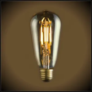 LED Filament ST19 Vintage Bulb - 6.5 Watt - 60 Watt Equal - Dimmable