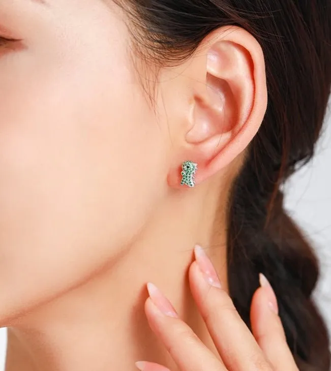 Mini T-rex earrings by Style's Bug