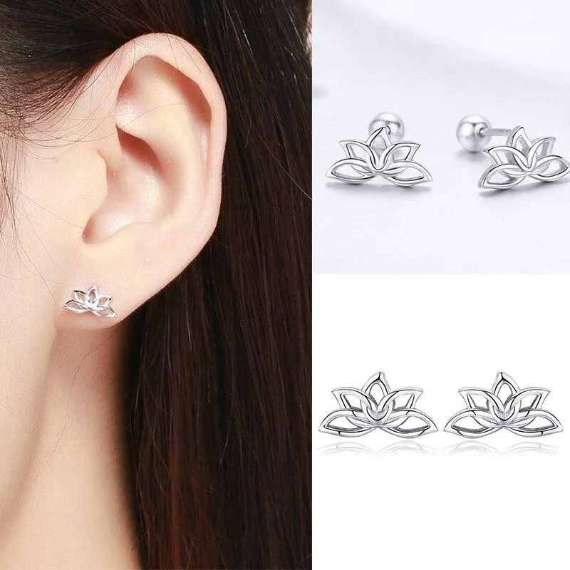 Minimalist Zircon Accented Stud Earrings Collection