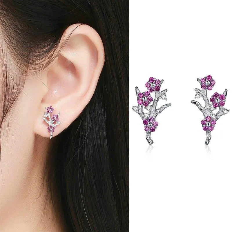 Minimalist Zircon Accented Stud Earrings Collection