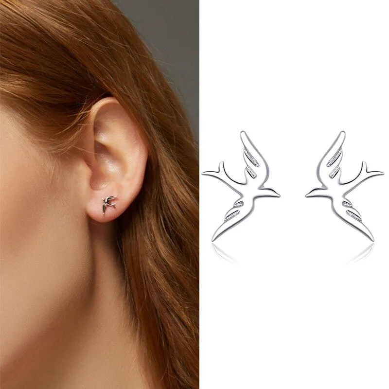 Minimalist Zircon Accented Stud Earrings Collection