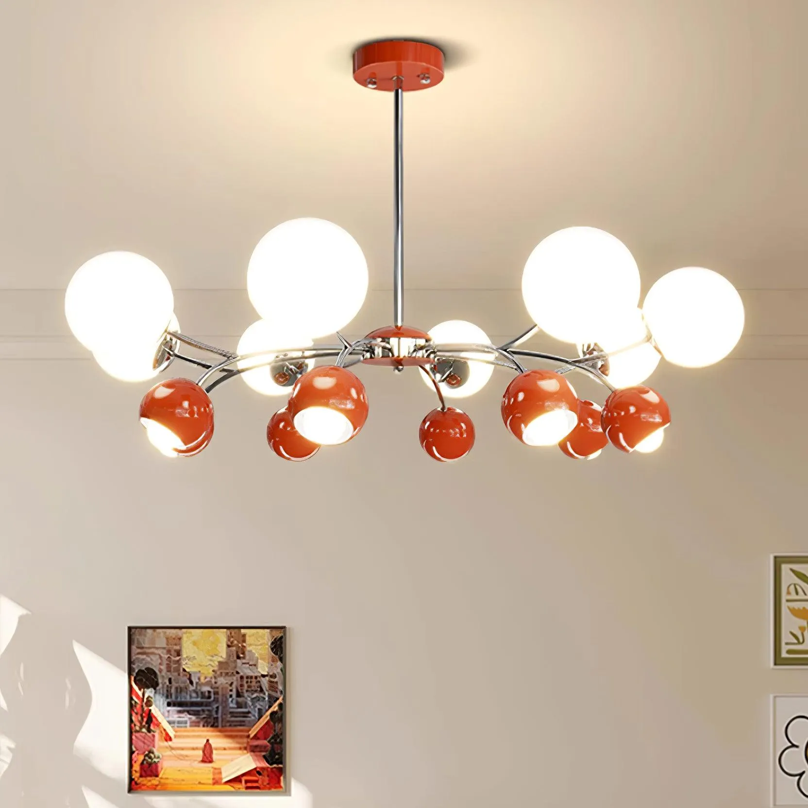 Modern Domie Chandelier