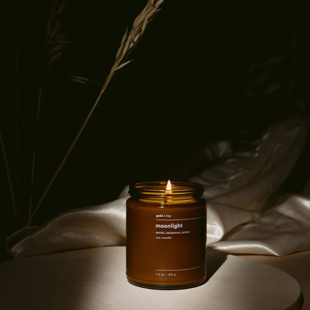 Moonlight soy candle 7.5 oz.