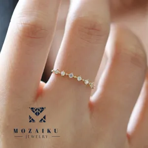 Mozaiku 6 Rocks Zircon Ring