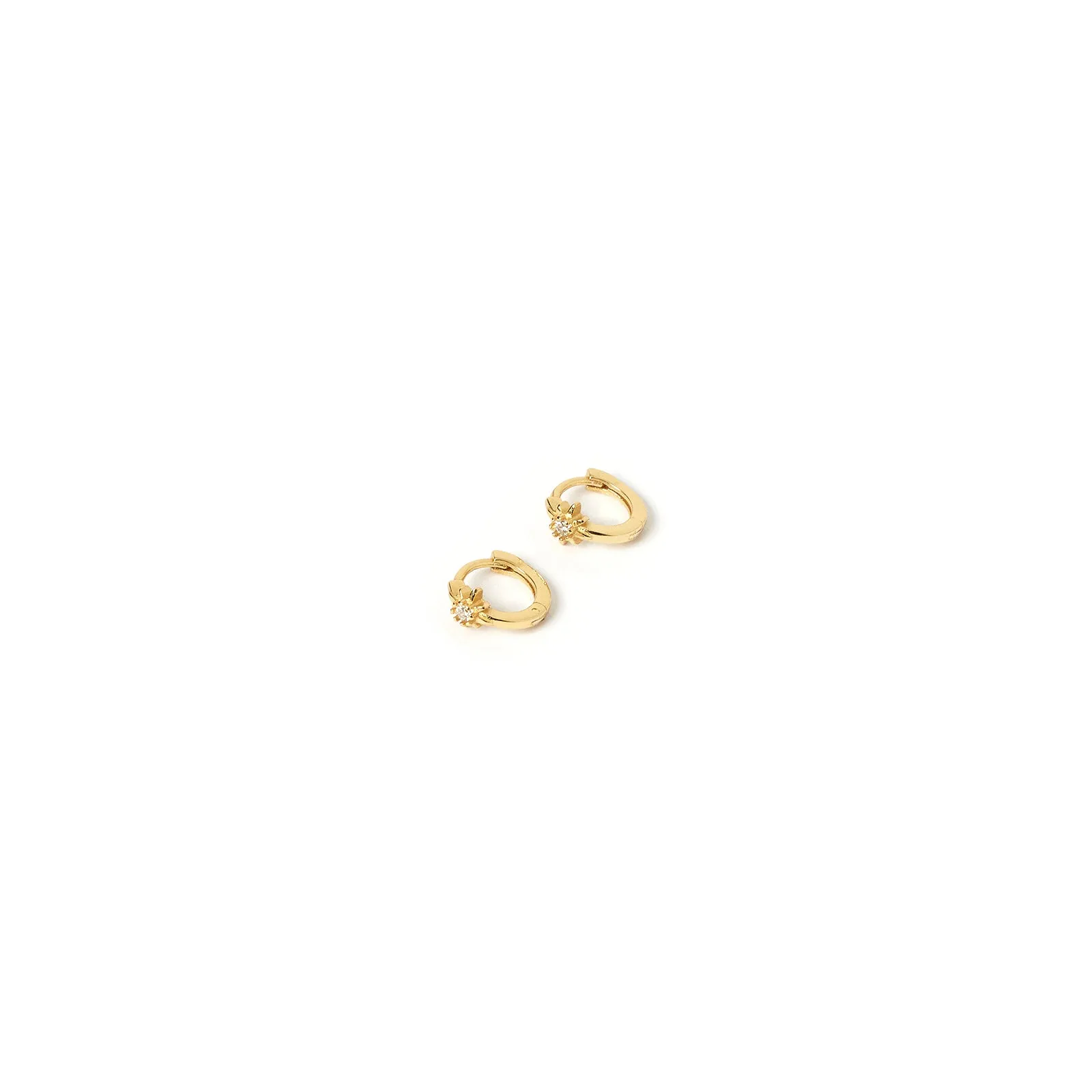 Nova Gold Huggie Earrings