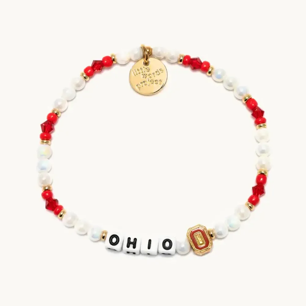 Ohio State Crystal Bracelet