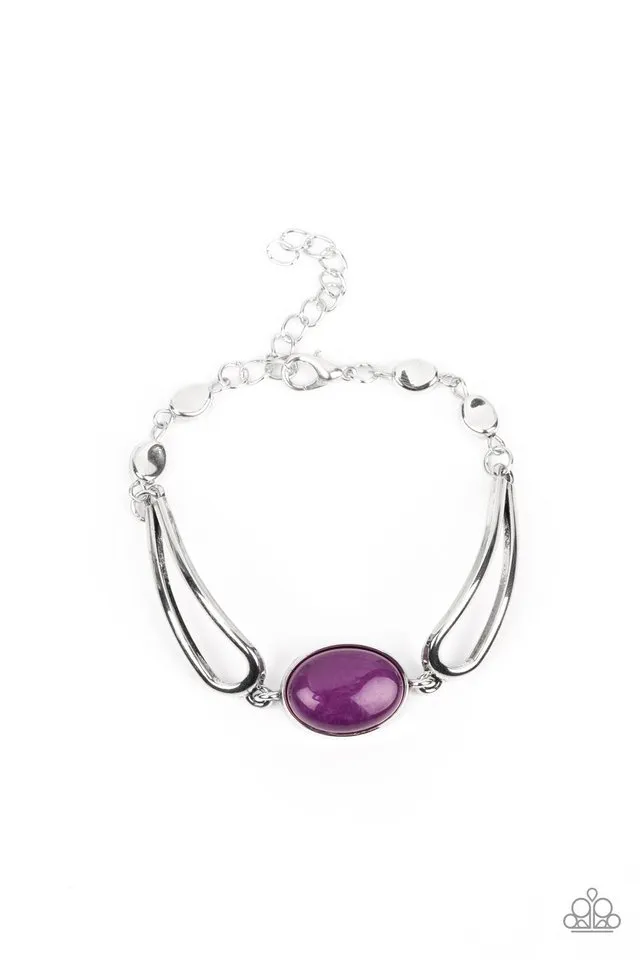 Paparazzi Bracelet ~ A Quarter Past ZEN - Purple