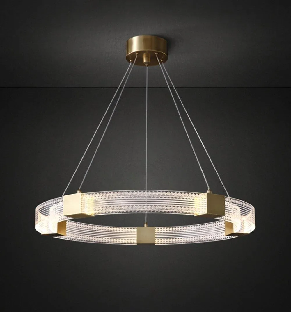 Parallel Ring LED Chandelier