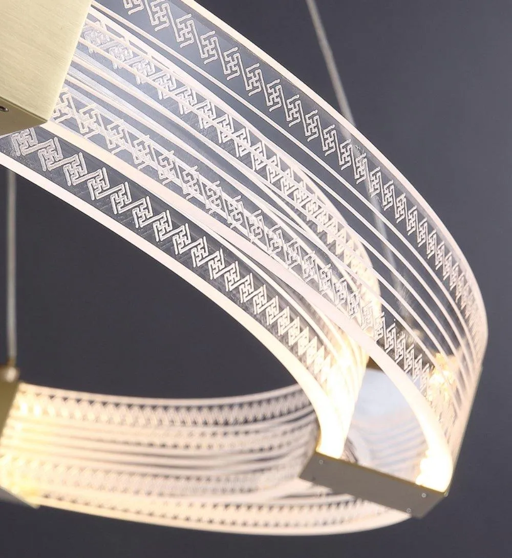 Parallel Ring LED Chandelier