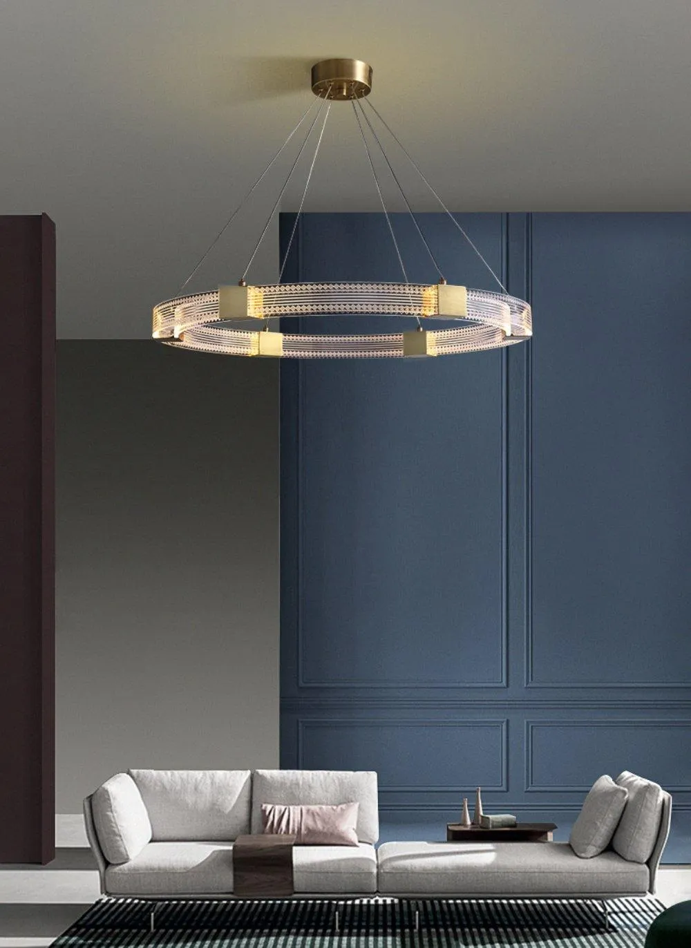 Parallel Ring LED Chandelier