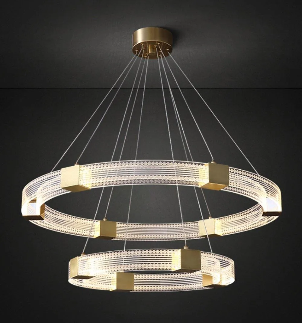 Parallel Ring LED Chandelier