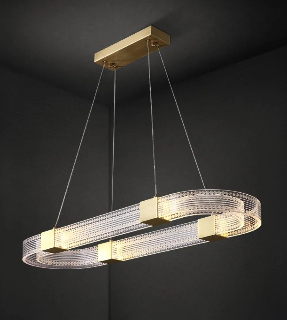 Parallel Ring LED Chandelier