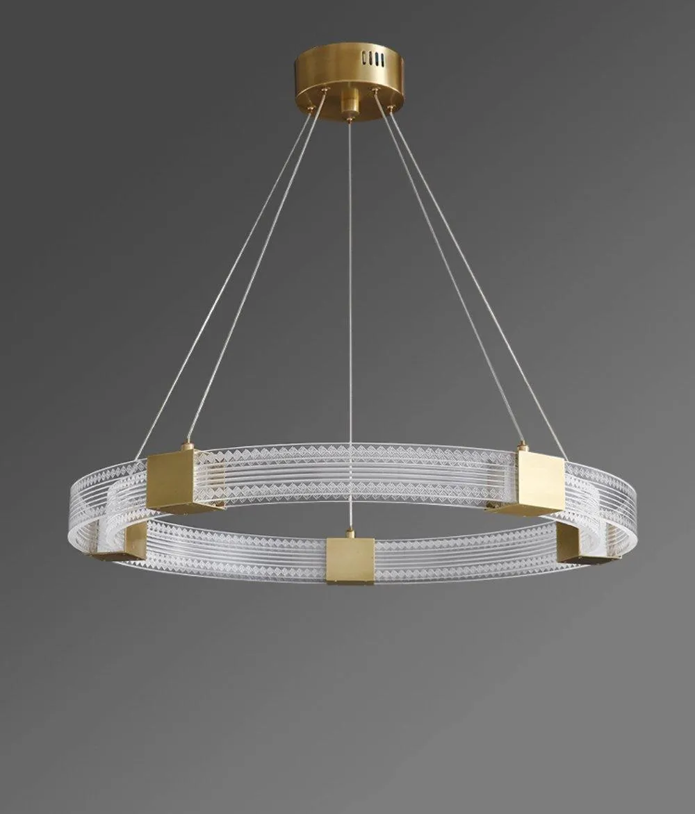 Parallel Ring LED Chandelier