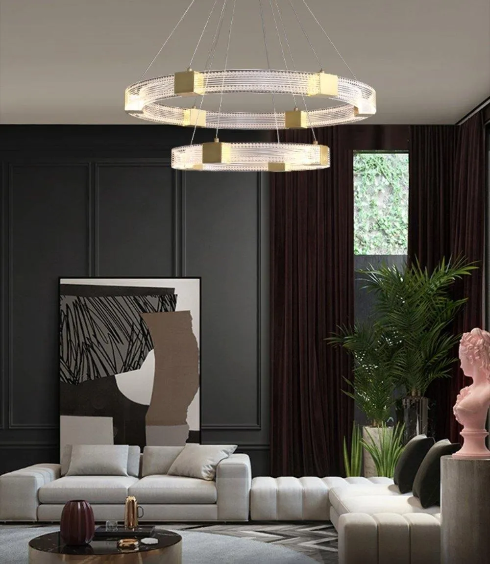 Parallel Ring LED Chandelier