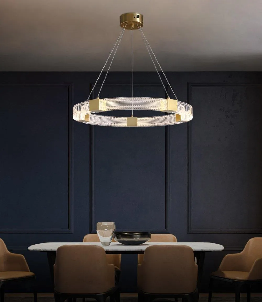 Parallel Ring LED Chandelier